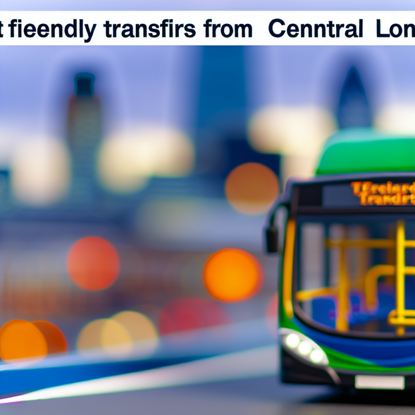 Budget-friendly transfers from Gatwick to central London
