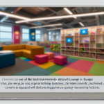 Kid-friendly airport lounges in Europe